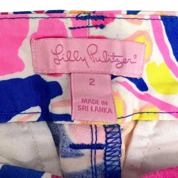 Lilly Pulitzer Catch And Release Callahan Chino Pants Straight Leg Size 2 - Picture 9 of 12